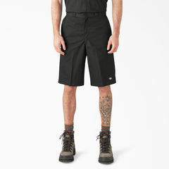 Loose Fit Flat Front Work Shorts, 13" - Dickies