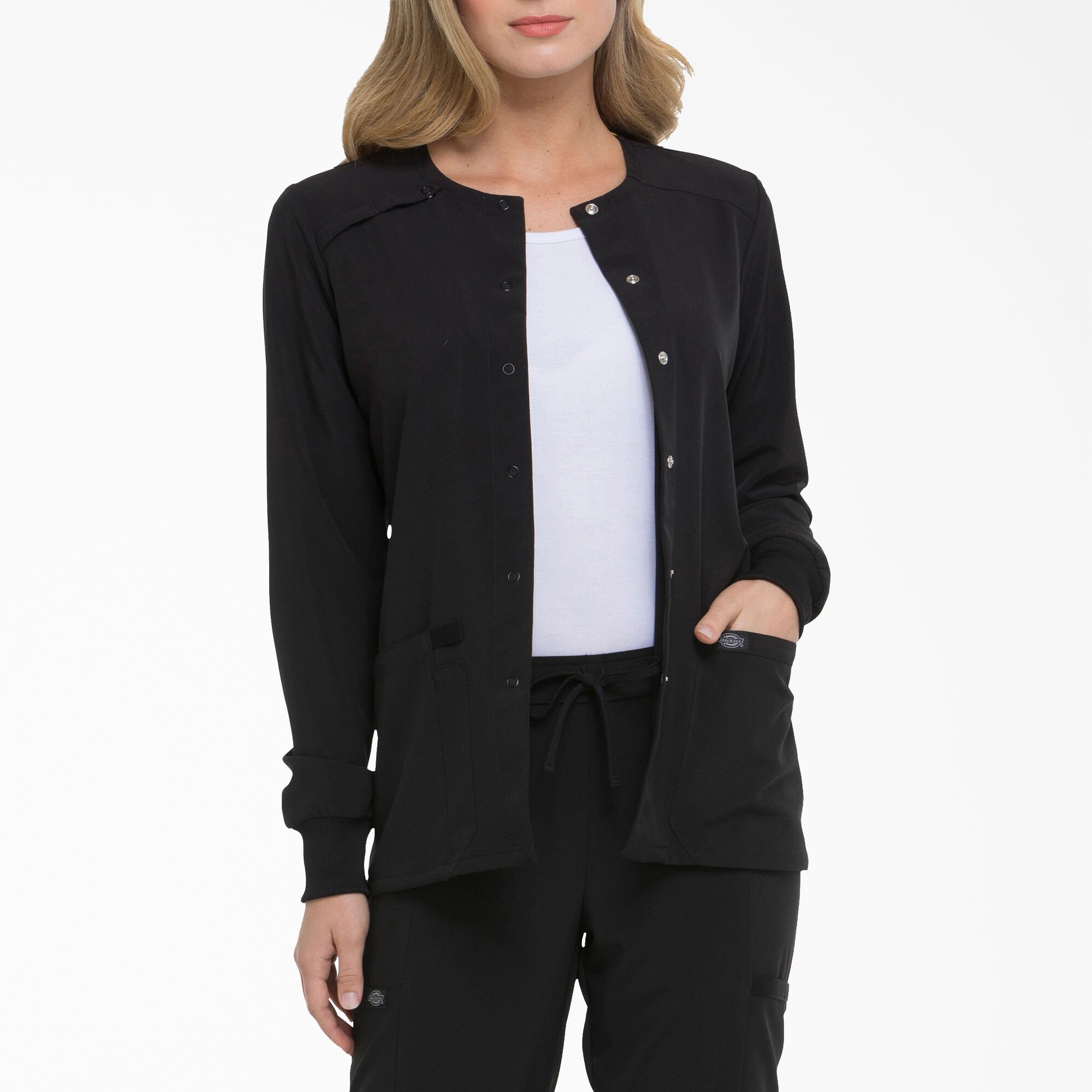 Women's EDS Essentials Snap Front Scrub Jacket - Dickies