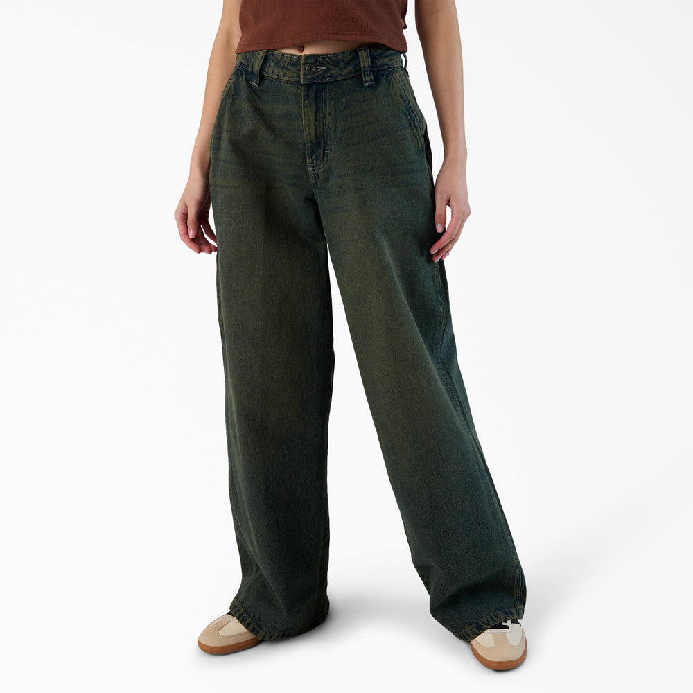 Women’s Loose Fit Denim Carpenter Jeans - Dickies